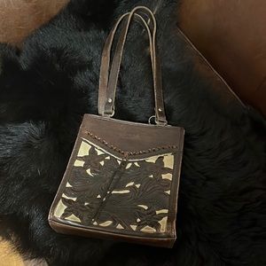 American West Tooled Leather Purse